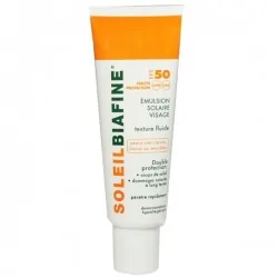Biafine Emulsion Solaire Visage SPF 50+ 50 Ml