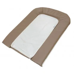 Candide MATELAS À LANGER PVC TAUPE AVEC ÉPONGE PRESSIONNÉE + 1 ÉPONGE BLANCHE - 153260