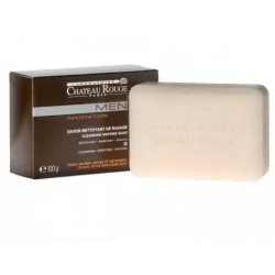 Chateau rouge men savon nettoyant de rasage peaux noires, mates et metissees 100g
