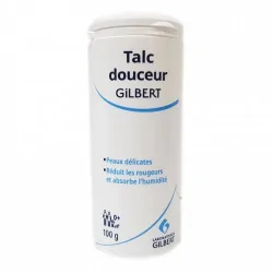 GILBERT TALC DOUCEUR FLACON POUDREUR 100G