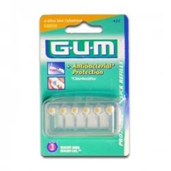 GUM RECHARGE 6 BROSSETTES ULTRA-FINES 0,9mm