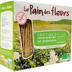 Le Pain des Fleurs Tartines Craquantes Sarrasin sans Gluten 150G