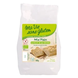 Ma Vie Sans Gluten preparation pour pain bio au millet et aux graines