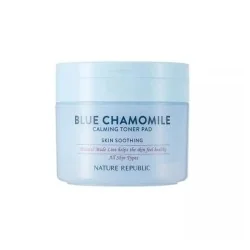 NATURE REPUBLIC BLUE CHAMOMILE CALMING TONER PAD 50 PADS