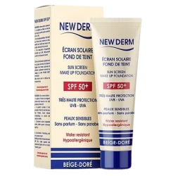 Newderm Ecran solaire spf50 Beige doré